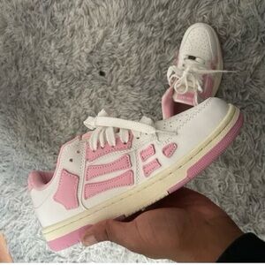 Pink Amiri Skel Low Top